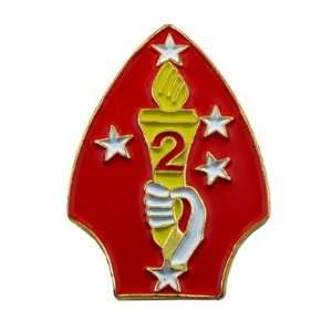  U.S. Marine Corps 002nd Division Pin Jewelry