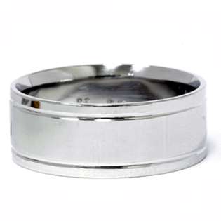 Platinum 8mm Comfort Fit Wedding Ring Mens New Band  Pompeii3 Inc 