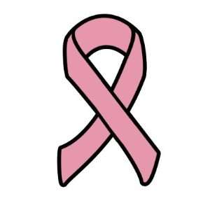  Breast Cancer Ribbon Sticker   Customized 