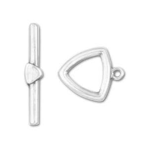  Sterling Silver Rounded Triangle Toggle Clasp Arts 
