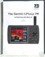 Garmin GPSmap 296 GPS Instructional Manual  