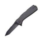 SOG Specialty Knives & Tools Twitch XL 3.25 Knife, Tanto, Black TiNi 