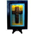 IWGAC Spiritual Harvest Celtic Cross Lighted Shadow Box