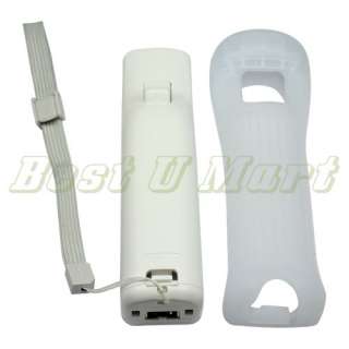 White Remote Controller + Motion Plus For Nintendo Wii  
