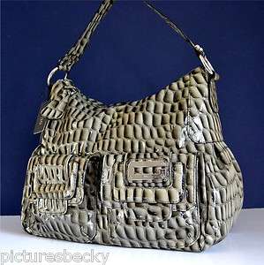   Silver Gray Obession Large Handbag Tote Bag Purse 758193927757  