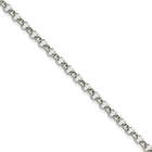 Jewelry Adviser chain bracelets Stainless Steel 4.60mm 36in Rolo Chain 