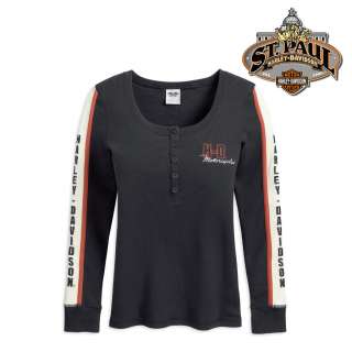 Harley Davidson®Womens Performance Long Sleeve Henley 99136 12VW 