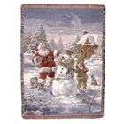 Simply Home Santa Fe Mid Size Deluxe Tapestry Throw Blanket Made in 