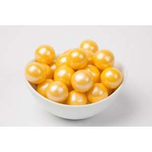 Pearl Yellow Gumballs (14 Pound Case)  Grocery & Gourmet 