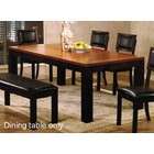 Acme Dining Table with Butterfly Extension Leaf in Cherry and Espresso 