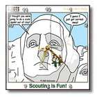   KNOTS Scouting Cartoons   Scouting Is Fun   Sculpture   Wall Clocks