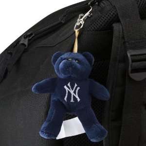  New York Yankees Navy Blue Plush Bear Keychain Sports 