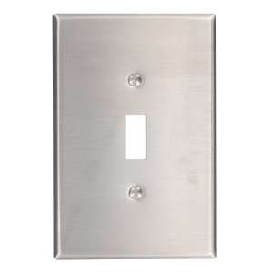   Device Switch Wallplate, Oversized, Device Mount, Stainless Steel