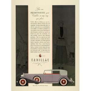  1932 Ad Cadillac Motor Cars V 16 Phaeton Hunters Rifles 