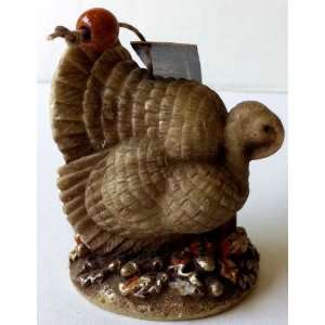  3 Tall Turkey Thanks Giving Beautifully Detailed Candle 