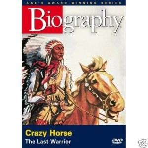 BIOGRAPHY CRAZY HORSE (THE LAST WARRIOR) NEW/SEAL 733961730302  