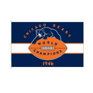    Chicago Bears 3x5 1946 Champions Logo Flag