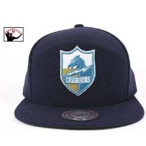   Ness Horizontal Panel Snapback San Diego Chargers: Sports & Outdoors