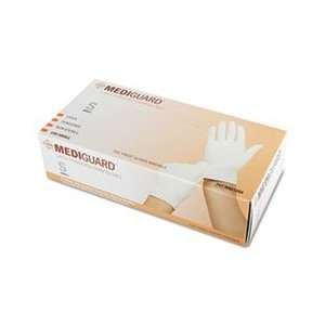  MediGuard Powdered Latex Exam Gloves, Small, 100/Box 