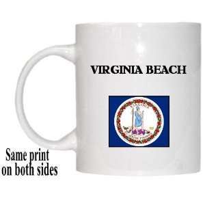   : US State Flag   VIRGINIA BEACH, Virginia (VA) Mug: Everything Else