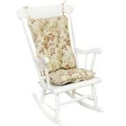   Rocking Chair Cushion   Farrell Floral fabric   Rose 