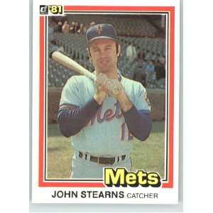  1981 Donruss #35 John Stearns   New York Mets (Baseball 