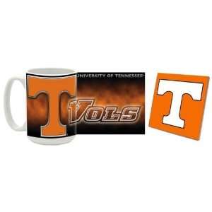 Tennessee Mug & Coaster Gift Box Combo Tennessee Volunteers Beverage 