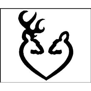 12 Vinyl Decal   Hunting / Outdoors   Browning Heart   Truck, iPad 