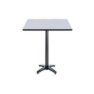   Square Counter Height Cafeteria Table, Arched Base: Furniture & Decor