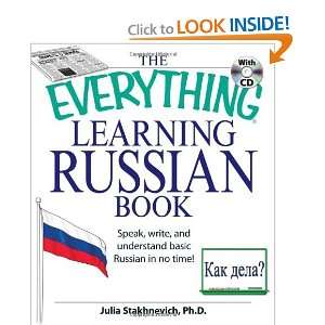  The Everything Learning Russian Book with CD Speak, write 