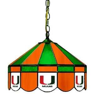  Miami Hurricanes MVP 16 Executive Swag Hanging Stained 
