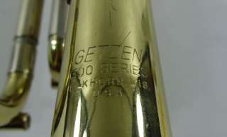 Getzen 300 Series Brass Trumpet w/ Hard Case  