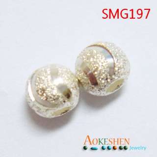   925 Sterling Silver Jewelry Round Spacer End Finding Beads SMG  