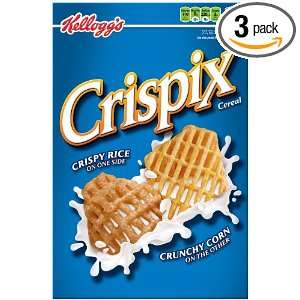 Kelloggs Crispix Corn & Rice Cereal, 17.9 Ounce Boxes (Pack of 3 
