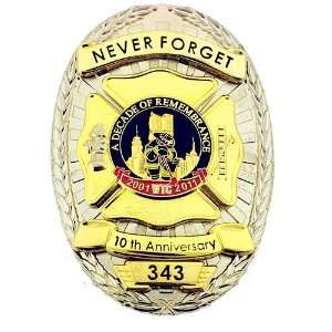 Decade of Remembrance Firefighter Badge