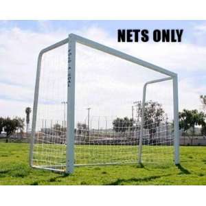  White 6.5 ft. x 10 ft. 3mm Futsal/Handball Nets (ONE PAIR 