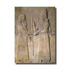  Depicting Sargon Ii 721705 Bc And A Vizier From The Palace Of Sargon 