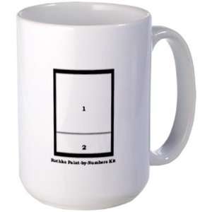  Rothko Paint by Numbers Humor Large Mug by  