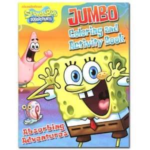 Spongebob Jumbo Coloring & Activity Book 96 pg : Toys & Games :  
