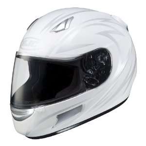  CL SP Type O MC 10F Full Face Motorcycle Helmet Flat White/White XXL