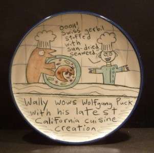 Studio Wallyware Plate by Tom Edwards   MINT  