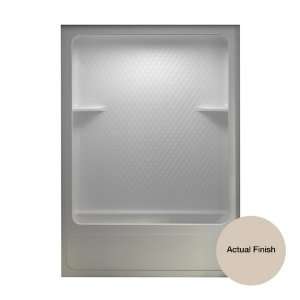 Aqua Glass 32 3/4W x 58D x 83 5/8H Dark Bone Acrylic Shower Unit 