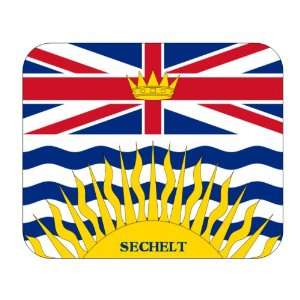  Canadian Province   British Columbia, Sechelt Mouse Pad 