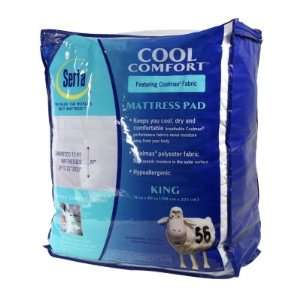  Serta Cool Comfort Mattress Pad featuring Coolmax® Fabric 