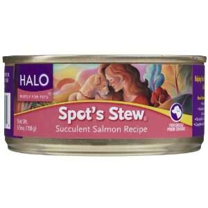  Halo Spots Stew Dog Salmon Recipe   12 x 5.5 oz Pet 