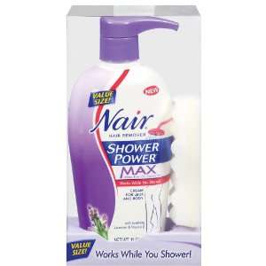  Nair Shower Power Max Hair Removal Cream 11 oz: Health 