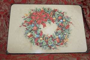 Holiday Christmas Placemats Cork Back by Jason 4   NEW  