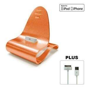  NEW iCrado Dock Orange w/cable (Cell Phones & PDAs 