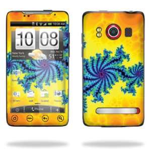   Skin Decal for HTC EVO 4G   Fractal Works Cell Phones & Accessories