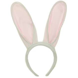 e4Hats Easter Bunny Ears Hat   White Pink at 